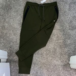 Olive green American Eagle sport joggers